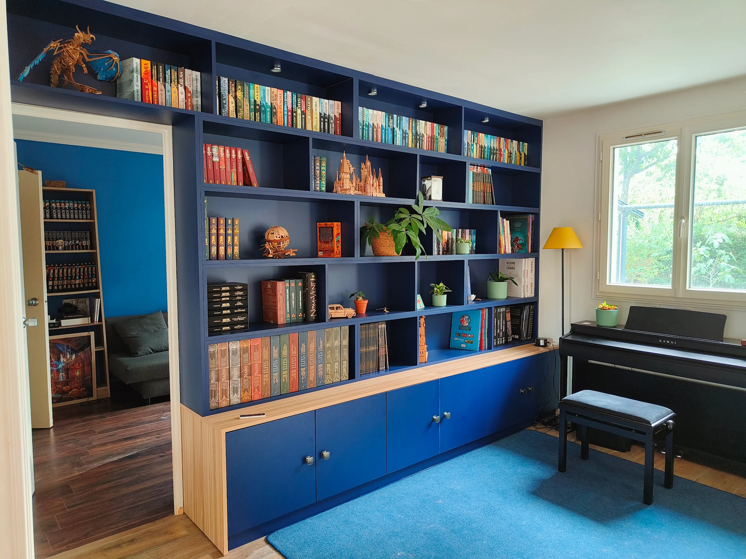 Bibliothèque sur mesure à Bouchemaine